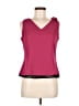 Axcess 100% Polyester Pink Burgundy Sleeveless Top Size 8 - photo 1