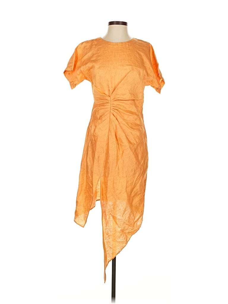 Pre-owned Ronny Kobo Casual Dress In Orange