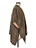 Top It Off 100% Viscose Brown Tan Poncho One size (estimated) - photo 4