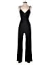 Lily Rose Solid Black Jumpsuit Size XS - photo 1