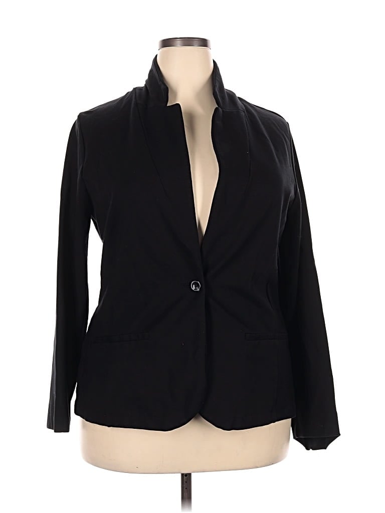 Pre-owned Worthington Blazer Jacket In Black