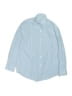 Papo d'Anjo 100% Cotton Stripes Blue Long Sleeve Button-Down Shirt Size 6 - photo 1