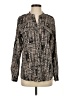 Calvin Klein 100% Polyester Black Long Sleeve Blouse Size S - photo 1