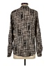 Calvin Klein 100% Polyester Black Long Sleeve Blouse Size S - photo 2