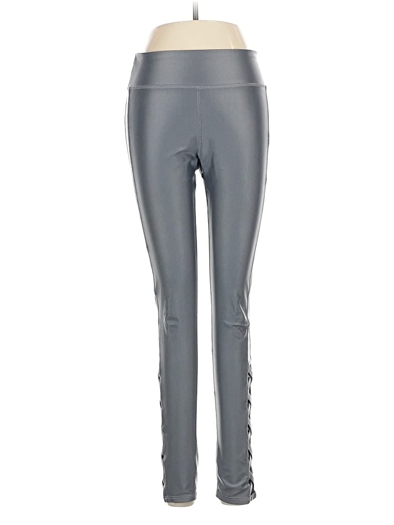 Pre-owned Bebe Sport Active Pants In Silver