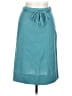 Assorted Brands Solid Teal Casual Skirt Size 10 - photo 1