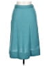 Assorted Brands Solid Teal Casual Skirt Size 10 - photo 2