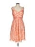J.Crew 100% Polyester Paisley Orange Cocktail Dress Size 10 - photo 1