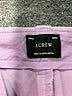 J.Crew 100% Cotton Solid Gray Purple Khaki Shorts Size 35 waist - photo 3