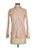 J.Crew Checkered-gingham Orange Long Sleeve Button-Down Shirt Size 4 - photo 1