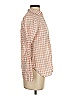 J.Crew Checkered-gingham Orange Long Sleeve Button-Down Shirt Size 4 - photo 4
