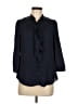 HD in Paris 100% Polyester Black 3/4 Sleeve Blouse Size 6 - photo 1