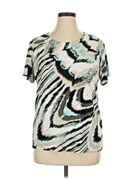Jm Collection Short Sleeve Blouse
