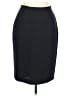 Bloomingdale's 100% Polyester Solid Black Casual Skirt Size 10 - photo 1