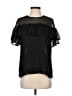 J.Crew Black Short Sleeve Blouse Size 4 - photo 1