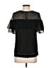 J.Crew Black Short Sleeve Blouse Size 4 - photo 2