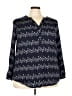 Ellos 100% Rayon Blue 3/4 Sleeve Blouse Size 22 - photo 1