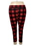 Holiday Time Plaid Red Casual Pants Size 3X - 4X - photo 1