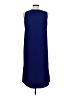 Positive Attitude 100% Polyester Solid Blue Casual Dress Size 8 - photo 2