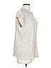 Unbranded Ivory Short Sleeve Blouse Size L - photo 4