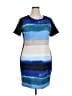 Reed Graphic Blue Casual Dress Size XL - photo 1