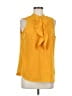Supply & Demand 100% Polyester Yellow Sleeveless Blouse Size M - photo 1