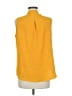 Supply & Demand 100% Polyester Yellow Sleeveless Blouse Size M - photo 2