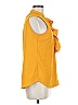 Supply & Demand 100% Polyester Yellow Sleeveless Blouse Size M - photo 4
