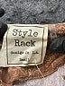 Style Rack 100% Rayon Tweed Brown Jumpsuit Size S - photo 3