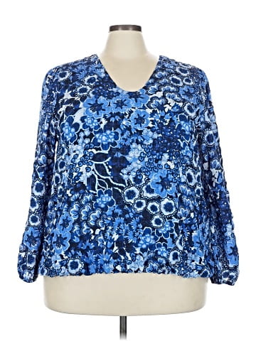 Karen Kane 3/4 Sleeve Blouse (view 1)