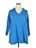 Lands' End 100% Cotton Blue Pullover Sweater Size 2X - photo 1