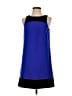 Ann Taylor LOFT Color Block Blue Cocktail Dress Size 4 - photo 1