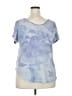 Lane Bryant Blue Short Sleeve Top Size 18 - 20 Plus - photo 2