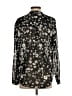 CAbi 100% Polyester Floral Black Long Sleeve Blouse Size S - photo 2