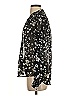 CAbi 100% Polyester Floral Black Long Sleeve Blouse Size S - photo 5