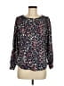 Nic + Zoe Black Long Sleeve Blouse Size M - photo 1