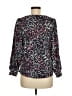 Nic + Zoe Black Long Sleeve Blouse Size M - photo 2