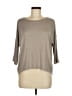 Fenn Wright Manson Gray 3/4 Sleeve Top Size M - photo 1