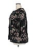 JM Collection 100% Polyester Floral Black Blazer Size 2X (estimated) - photo 5