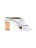 Etienne Aigner White Silver Sandals Size 5 1/2 - photo 1