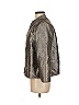 Chico's 100% Polyester Metallic Silver Jacket Size Med (1) - photo 5