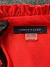 Tommy Hilfiger Red Short Sleeve Blouse Size L - photo 3
