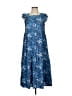 Assorted Brands 100% Rayon Paisley Blue Casual Dress Size S - photo 2