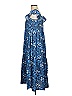 Assorted Brands 100% Rayon Paisley Blue Casual Dress Size S - photo 4