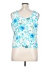 Apparenza 100% Polyester Blue Tank Top Size XL - photo 2