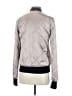 Blanc Noir 100% Polyester Metallic Silver Gray Jacket Size XS - photo 2