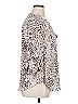 Torrid 100% Polyester Animal Print Brown 3/4 Sleeve Blouse Size 1X Plus (1) - photo 4