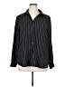Unbranded Stripes Black Long Sleeve Blouse Size XL - photo 1