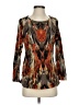 Solo Moda Brown 3/4 Sleeve T-Shirt Size S - photo 1