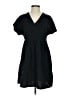Universal Thread 100% Cotton Solid Black Casual Dress Size XS - photo 1